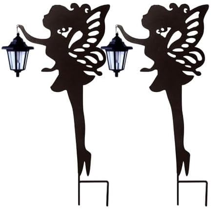 Garden Decor Vintage Solar LED Waterproof Magical Fairy Lantern -2 Lights