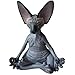 Pinicecore Kreative PVC Simulation Haarlose Katze Sphinx Katze Tiere Action Figure Spielzeug Tier Modell Figur Spielzeug Für Kinder Tier Modell Puppe
