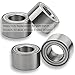 Front & Rear Wheel Bearings for Polaris Ranger 700 500 400 / Sportsman 400 450 500 570 600 700 X2 HO EPS XP EFI, Replace OE 3514635 3514634 3514342 510003 3514917