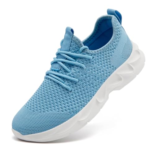 Image of DLWKIPV Womens Walking Shoes Slip On Sneakers Tennis Shoes Running Sport Workout Gym Shoes Athletic Non Slip Lightweight Breathable Fashion Casual Shoes for Travel Work