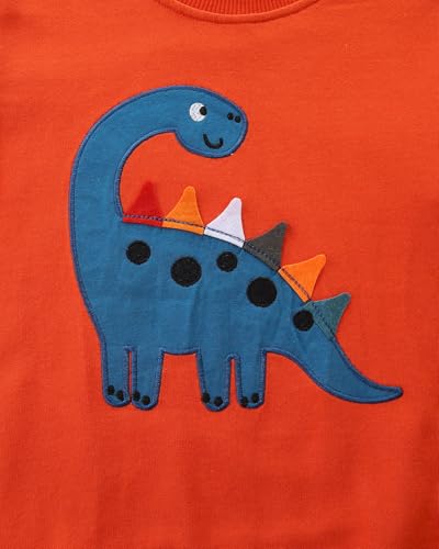 Image of Hongshilian Unisex Kids Cute Cartoon Cotton Sweater Shirt