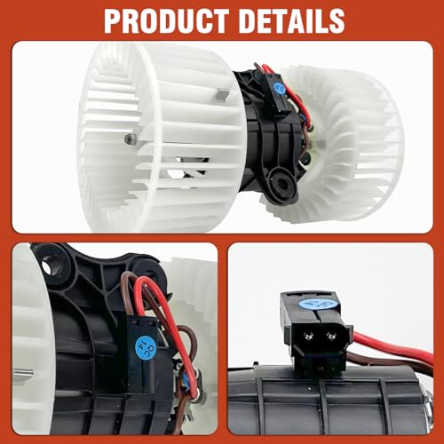 Image of AC Heater Blower Motor with Fan Fit for BMW 540i /M5 2000-2003, BMW 525i /530i 2001-2003, BMW X5 2000-2006, BMW 528i 2000, Replacement for OE# 700279, 64118385558, BM3126104