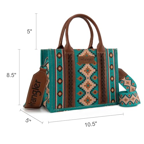 Montana West Wrangler Tote Bag for Women Western Shoulder Purses Boho Aztec Satchel Handbags