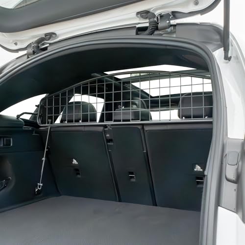 Travall Hundegitter kompatibel mit Mercedes Glc (2022-) Fahrzeugspezifischer Kofferraumschutz Gepäckschutz Trenngitter Ladungsteiler Hochbelastbare Stahl Auto Haustierbarriere