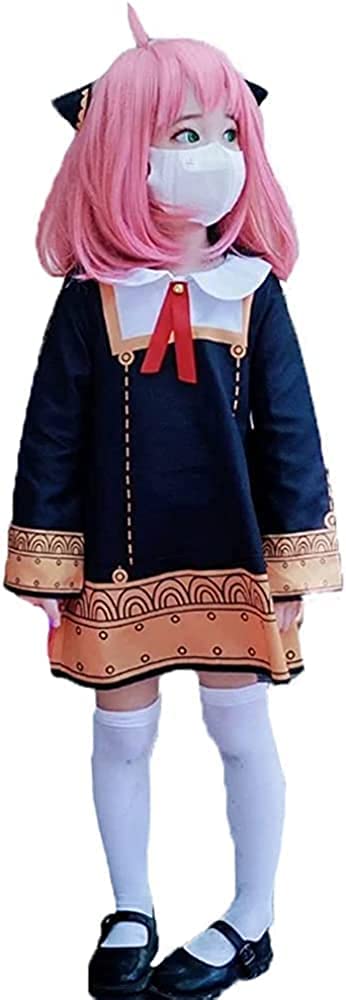 110cm 大人気！スパイファミリー 子供用 アーニャ コスチューム コスプレ 110cm 大人気！スパイファミリー 子供用 アーニャ コスチューム コスプレ