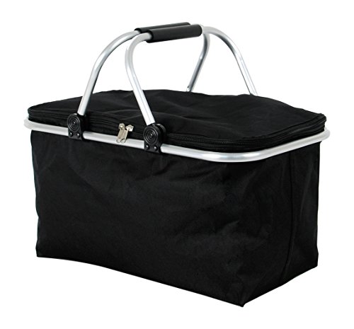 TLW direkt 8376 Cestino per la Spesa, Colore: Nero