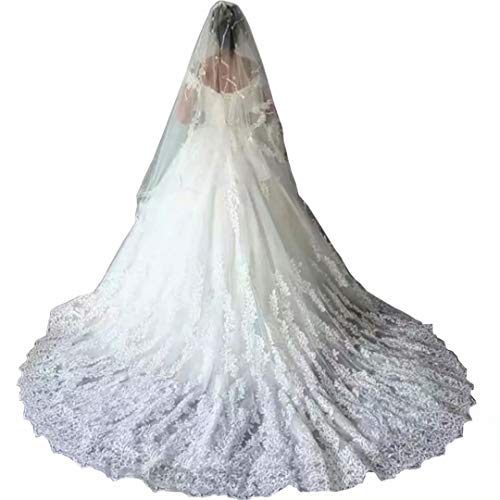 Chady Gorgeous Off Shoulder Lace Wedding Dresses for Bride 2021 Ball Gown Plus Size Court Train Formal Bridal Gowns White