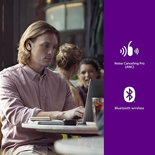 Philips T5506 True Wireless Headphones With Noise Canceling Pro (Anc Pro) And Up To 32Hrs Playtime With Wireless Charging Case, Black #TOP1