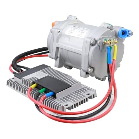 ACTECMAX Universal AC Electric Compressor 20cc/r Air Conditioner Compressor for 12V Auto Compressor for R134a Cover