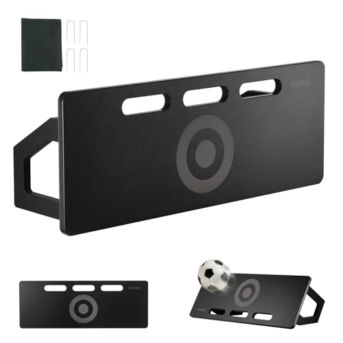 VEVOR Pedana da Rimbalzo da Calcio 800 x 300 mm Parete da Calcio Portatile, 2 Angoli di Rimbalzo, Pedana da Rimbalzo Pieghevole, Attrezzatura Allenamento per Bambini Adulti, Esercizi di Passaggio Tiro