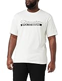 Corte regular Champion Eco Future Graphic S-S Camiseta, Beige (Crema), XXS para Hombre