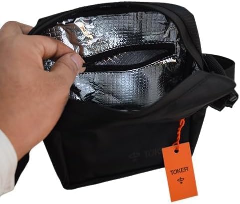 Toker Smell Proof Sleek Cross Body Bag | Trendy Small Black Bag with Odor-Resistant | for Storage Waterproof and Durable For Travel Use3