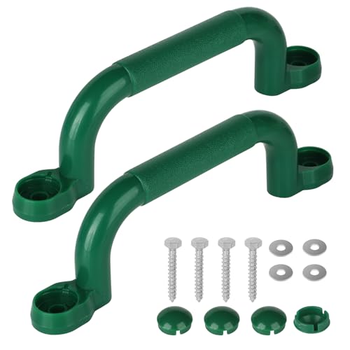 Klettergriffe, 24cm Klettergerüst Haltegriffe Kinder Indoor Outdoor Spielturm Handgriffe für Spielplatz/Spielset/Spielhaus/Hochbett/Kinderzimmer/Baumhaus Hangelgriffe Wand/Decke für Kinder