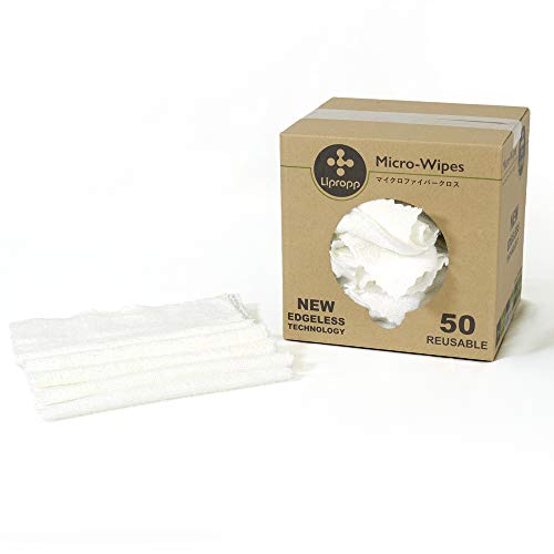 Lipropp マイクロファイバークロス ふきん ぞうきん お掃除 時短 30×30cm 50枚入
