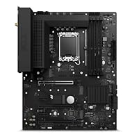 Nzxt N7 Z690 Motherboard – N7-Z69XT-B1 – Intel Z690 Chipsatz (unterstützt CPUs der 12. Generation) – ATX Gaming Motherboard – Integrierte E/A-Abschirmung – WiFi 6E-Konnektivität – Schwarz