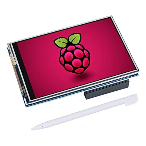Hosyond 3.5 Inch 480x320 Touch Screen TFT LCD SPI Display Panel for Raspberry Pi A, B, A+, B+, 2B, 3B, 3B+,4B,5 Cover