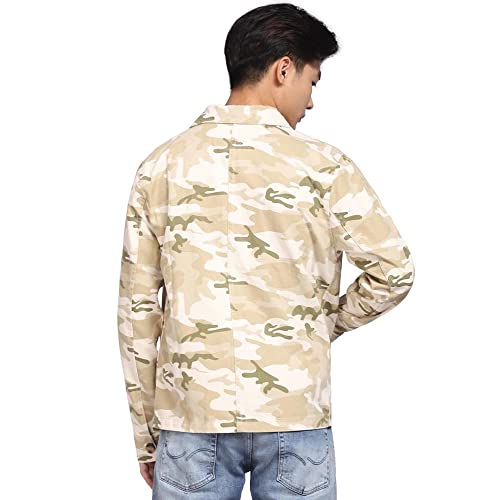 Image of JACK & JONES Men's Cotton Short A-Line Coat