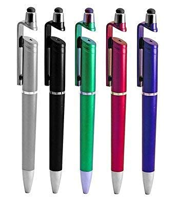 MUREN® Mobile Holder Pen Stand/Stylus/Writing 3 in 1- All Android Touchscreen Mobile Phones and Tablets (Multi-Color) Set of 5 MUREN® Mobile Holder Pen Stand/Stylus/Writing 3 in 1- All Android Touchscreen Mobile Phones and Tablets (Multi-Color) Set of 5