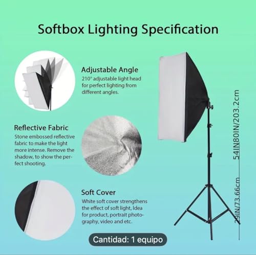 Image of Kit Professional Photography Lighting Kit with Backdrops, 8.5ft x 10ft Background Support Stand, 5500K 45W LED Umbrella Softbox Continuous Lighting for Photo Studio Equipment, Portrait and Video
