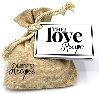 Love you gifts - The Little Love Recipe - A Unique, Fun and Loving Gift, To Recognise the One You Love! Gift for Husband, Wife, Girlfriend, Boyfriend, Partner, Christmas, Birthday...
