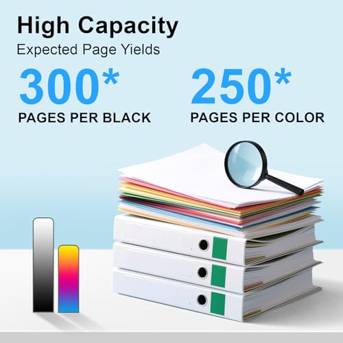 Image of LC501 Ink Cartridges Compatible for Brother LC501XL LC501 Series Ink Cartridge for Brother MFC-J1360DW MFC-J1410DW MFC-J1260W Printer,(4 Pack, BCMY)