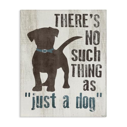 Image of Stupell Industries Dog Phrase Comic Landscape, 24 x 30 Inch Canvas Wall Art