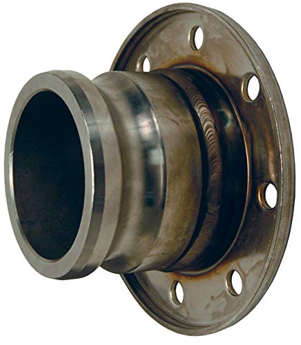 Dixon 300-ALT-SS 316 Stainless Steel Adapter x Round Tank Truck Flange, Welded Fabrication, 3