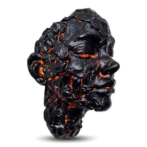 zouxionkiy 3D Illusion LED Wall Sculpture, Battery Operated Decorative Wall Light, Gothic Wall Art Decor