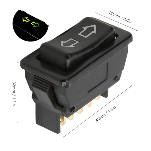 Interrupteur de vitre électrique universel pour commande de nuit LED