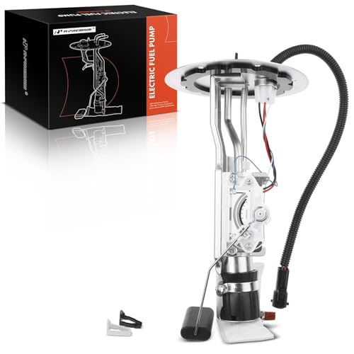 A-Premium Front Electric Fuel Pump Assembly with Sending Unit Compatible with Ford E-150, E-250, E-150 Club Wagon, E-450 Super Duty, E-250 Econoline, E-450 Econoline Super Duty, Gas, 2 Tube Ports