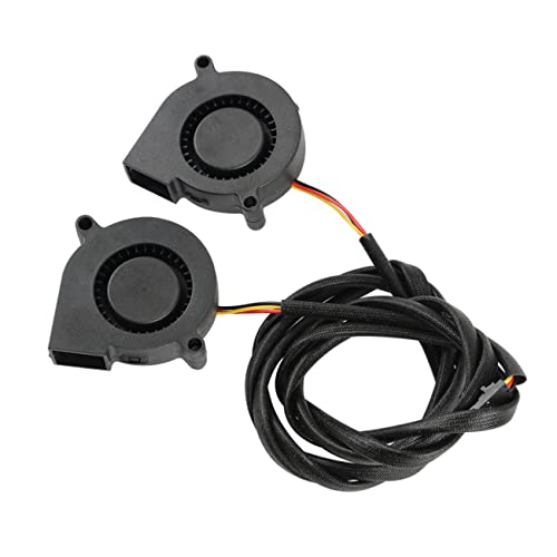 GLEAVI 2pcs Printer Fan Hydraulic Bearing Cooling Fan Blow Radial Cooler for Printer