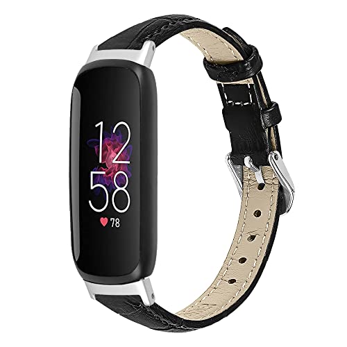 Fitbit Inspire 3�p�o���h�A�\�t�g���U�[�o���h�A���߉\�ȃN���V�b�N���X�g�o���h�����p�o���h�AFitbit Inspire 3 �t�B�b�g�l�X�g���b�J�[ ���f�B�[�X �����Y (�u���b�N)
