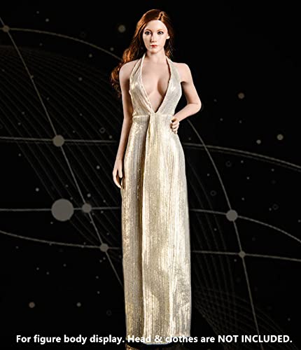 HiPlay TBLeague 1/6 Scale 12 inch Female Super Flexible Seamless Anime Style Figure Body,Tall and Slender Body Type with Medium Bust, Minature Collectible Action Figures S48(with Head)