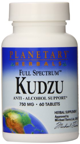 Planetary Herbals Kudzu Recovery 750mg - with Calcium - 60 Tablets