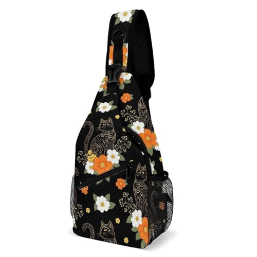 Sling bag élégant crossbody ergonomique et léger pour hommes et femmes