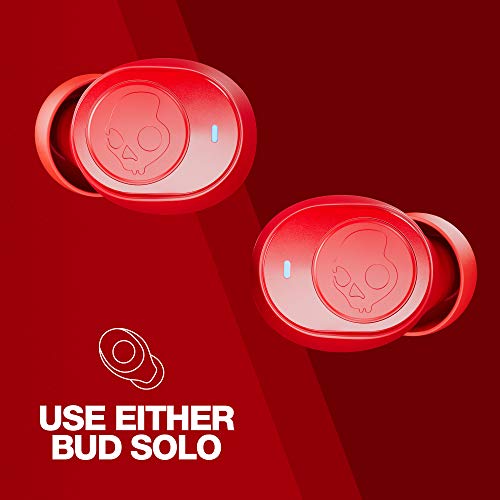 Image of Skullcandy Jib True Wireless Earbuds with 22 Hours Total Battery, IPX4 Sweat and Water Resistant, Use Either Bud Solo, Dual Microphones, Noise-Isolating Fit,Call, Track and Volume Control (Golden Red)