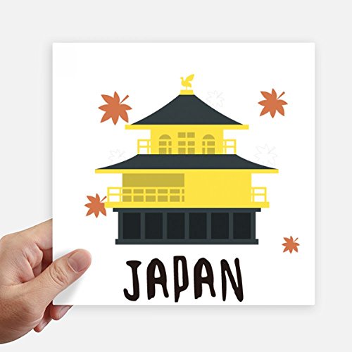 Pegatinas viajar local japonés portátil vinilo cuadrado 20 cm maleta 2