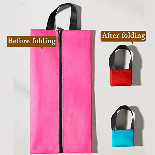 Fuxi Shoe Bags For Travel With Zipper, Foldable, Water Resistant Shoe Storage Packing Organizer For Men And Women, Set Of 2 (Grey) #TOP3