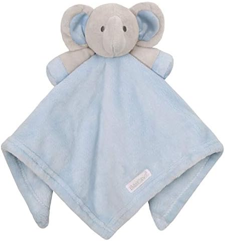 Elephant Design Comforter Babies Soother Blanket (Blue)