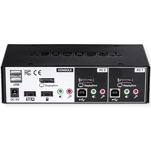 Image of TRENDnet 2-Port DisplayPort KVM Switch,TK-241DP