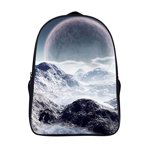 Sac à dos d'école classique Planet Rises contre le mal de dos des adolescents et enfants