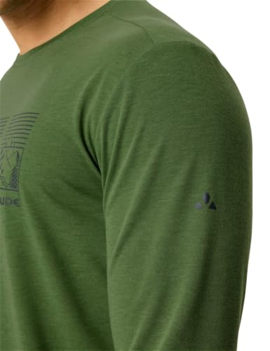 VAUDE Rosemoor III Langarmshirt Herren Baselayer, Thyme, Gr. S – Ansicht 7