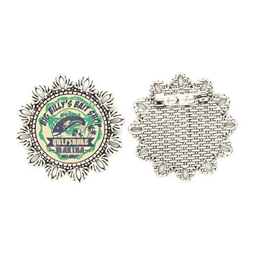 Broche de pez tropical art deco: El regalo de moda ideal para un aniversario