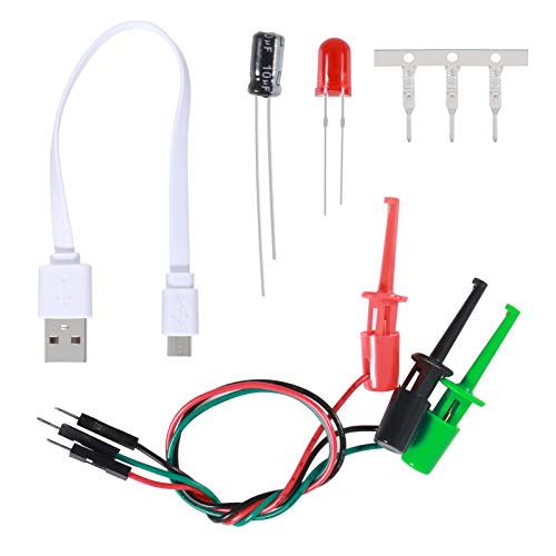 LCR-T7 Transistor-Tester, multifunktionaler TFT Transistor-Tester mit One-Key-Bedienung, grafisches Display, automatische Abschaltung für Dioden-Trioden-Kondensatorwiderstand, Transistor