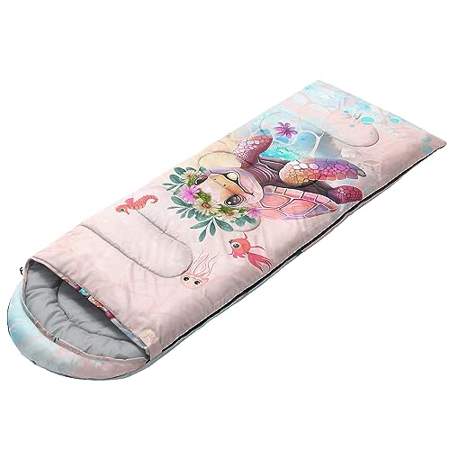 CVHOUSE Bolsa de Dormir Tortuga para Camping, 3 Temporadas, Ligera, Impermeable, 31x90 pulgadas miniatura 4