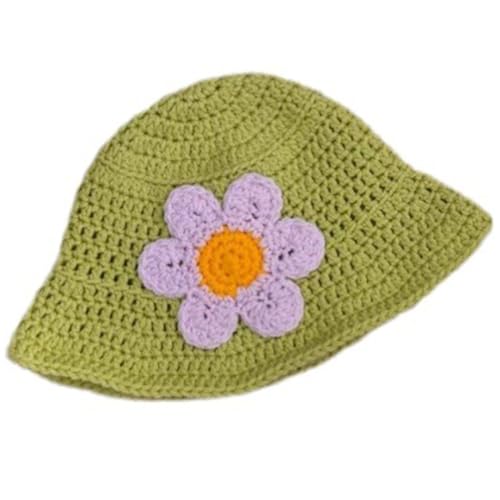 Chapeau de pêcheur fait main aux motifs floraux d'inspiration vintage
