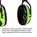 3M Peltor X Series X4A Black/Green Over Head Foam Protective Earmuffs - 27 dB NRR [PRICE is per EACH]