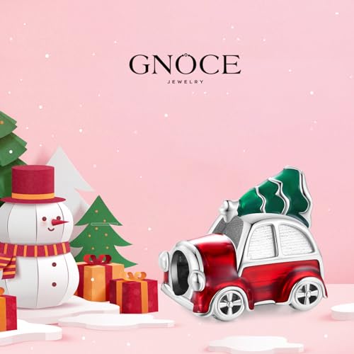 Image of GNOCE Christmas Charm Silver Plated & Sterling Silver Bracelet Gift