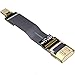ADT-LINK FPV Cable for HDMI Micro Mini Flat Camera Connector 5cm-50cm Flexible Wire Line 18Gbps 4K@50/60 2160p for HDMI2.0 for FPV Camera (10cm,A4-D4)