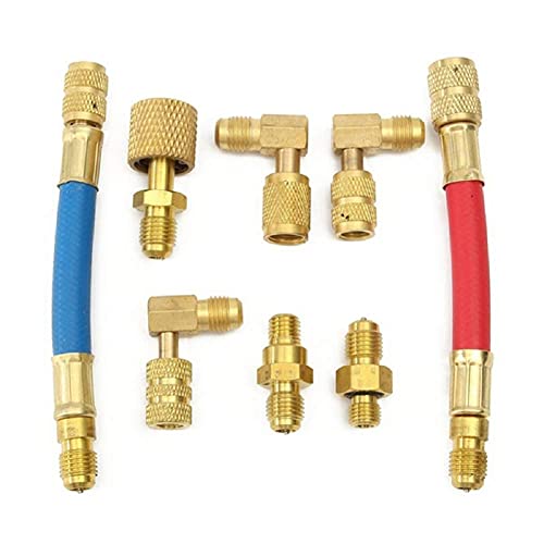 Beduan 1YF-02491-CAC Air Condition Refrigeration Connector R134A R12 Converting Adapter Ac Hose Set Kits Ch-138 thumb #1